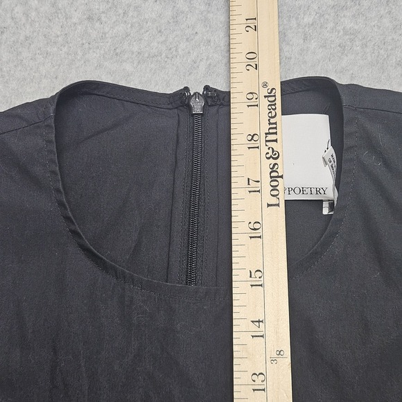 Prose & Poetry Womens Cotton Black Crop Top Size XS - Picture 5 of 9